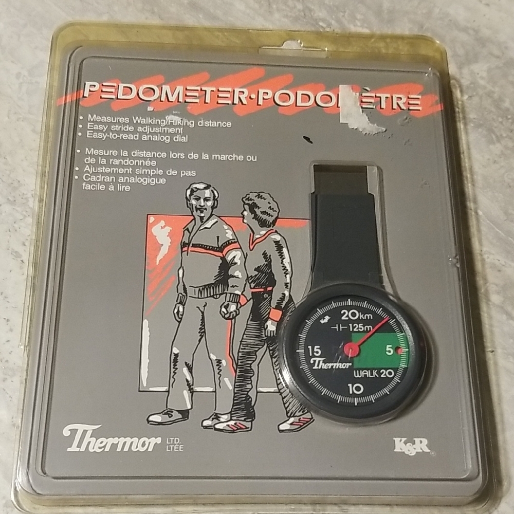 Thermor Black Pedometer Brand new